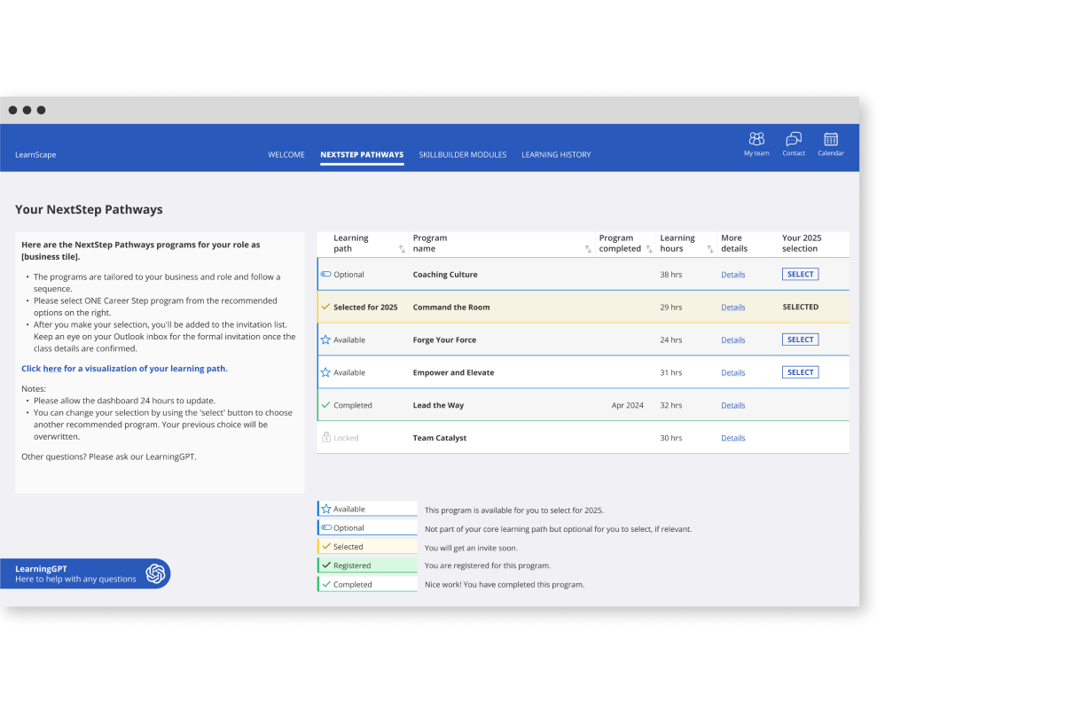 Streamlined enrolment