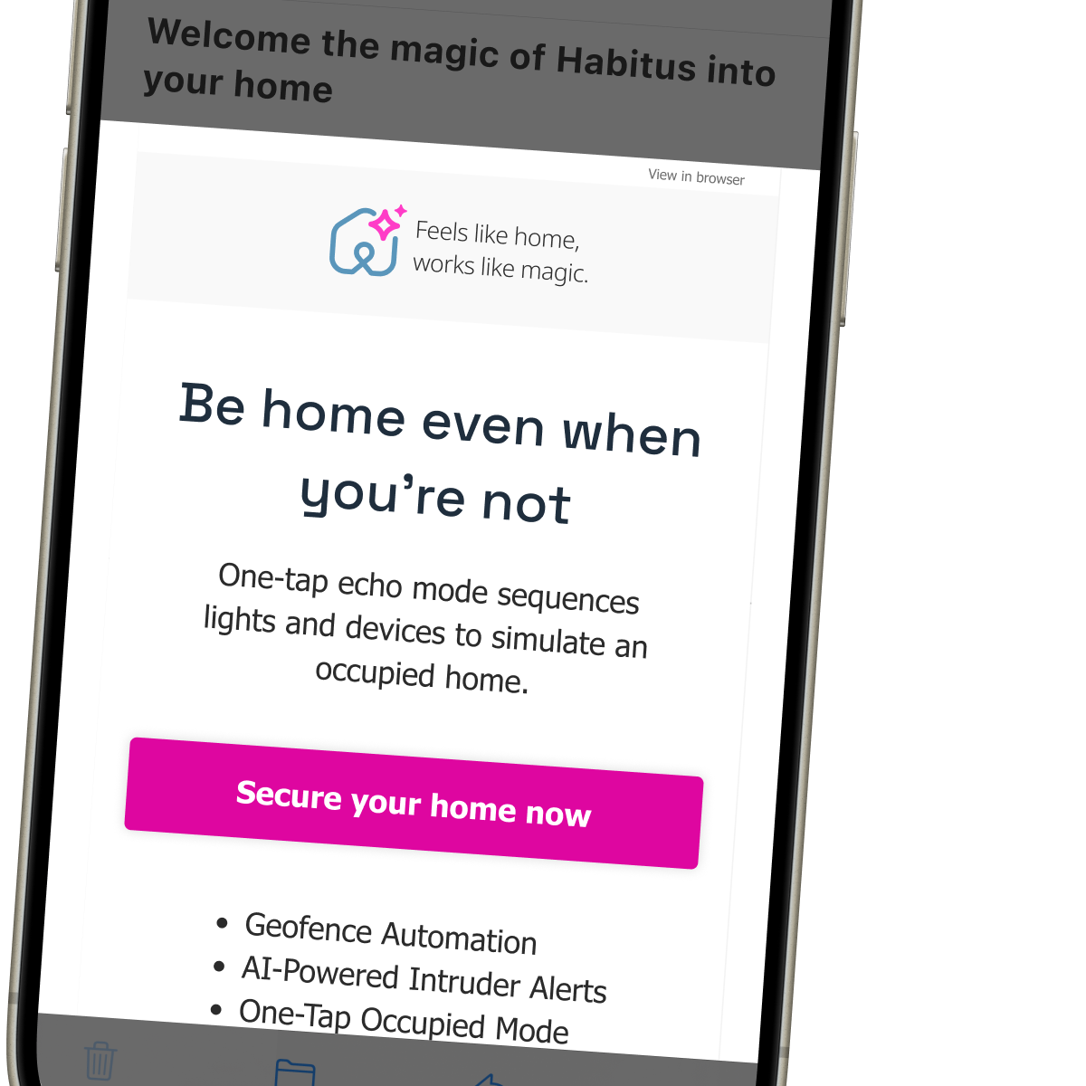 Email hero redesign CTA above the fold